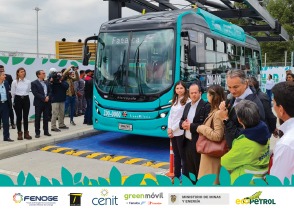 En marcha primera operación de movilidad sostenible con hidrógeno de bajas emisiones en transporte público en Colombia
