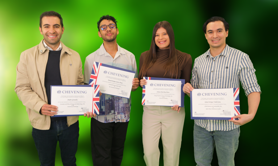 Ecopetrol y la Embajada Británica entregan cuatro becas para formar líderes en transición energética