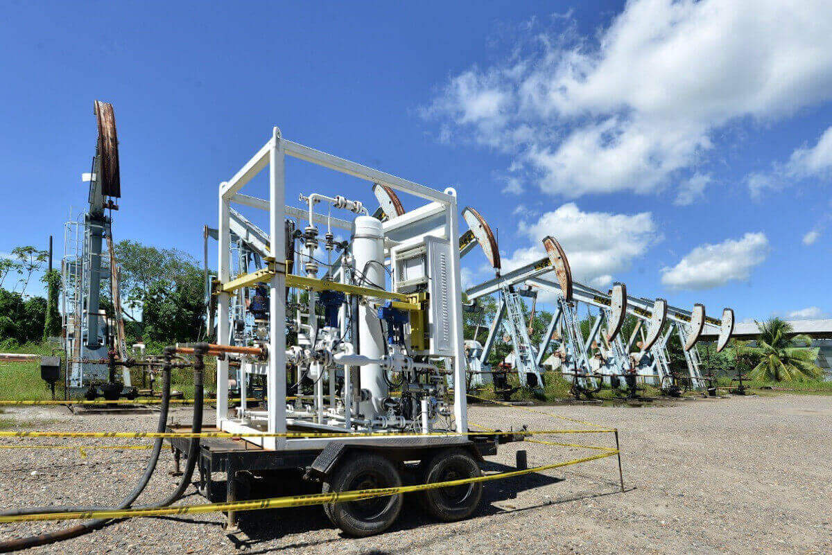 Oil fields in Nare Asset
