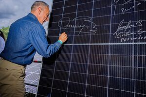 Ecopetrol inauguró la Granja Solar La Cira Infantas, en Santander